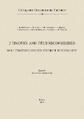 Cover: 2 Timothy and Titus Reconsidered - Peeters Publishers