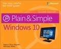 Cover: Windows 10 Plain & Simple - Microsoft Press