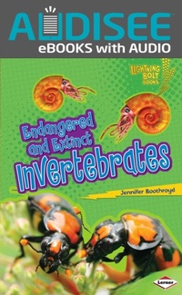 Enlarge image Cover: Endangered and Extinct Invertebrates - Lerner Publishing Group