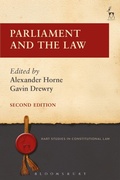 Cover: Parliament and the Law - Hart Publishing