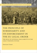 Cover: The Principle of Subsidiarity and its Enforcement in the EU Legal Order - Hart Publishing