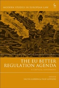 Cover: The EU Better Regulation Agenda - Hart Publishing