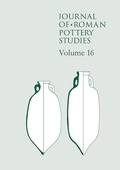 Cover: Journal of Roman Pottery Studies Volume 16 - OXBOW BOOKS