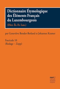 Abbildung von: Dictionnaire Étymologique des Éléments Francais du Luxembourgeois - Narr Francke Attempto Verlag