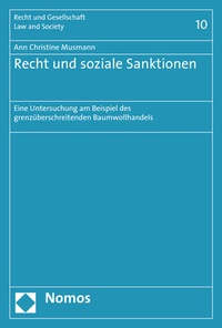 Abbildung von: Recht und soziale Sanktionen - Nomos