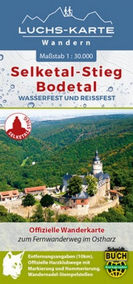 Abbildung von: Luchs-Wanderkarte Selketal-Stieg und Bodetal - Schmidt-Buch-Vlg