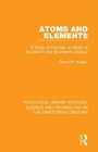 Cover: Atoms and Elements - Routledge