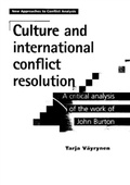 Cover: Culture and International Conflict Resolution - Manchester University Press