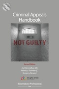 Cover: Criminal Appeals Handbook - Bloomsbury Professional