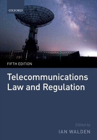 Abbildung von: Telecommunications Law and Regulation - OUP eBook