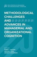 Cover: Methodological Challenges and Advances in Managerial and Organizational Cognition - Emerald Publishing Limited