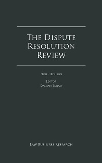 Enlarge image Cover: Dispute Resolution Review - The Law Reviews