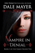 Cover: Vampire in Denial (Family Blood Ties, #1) - Valley Publishing Ltd.