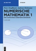 Cover: Numerische Mathematik 1 - De Gruyter