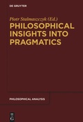 Cover: Philosophical Insights into Pragmatics - De Gruyter
