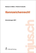 Cover: Kennzeichenrecht - St&auml;mpfli Verlag