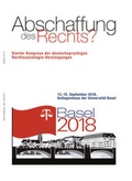 Cover: Abschaffung des Rechts? - Orlux Verlag