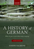 Cover: A History of German - OUP eBook