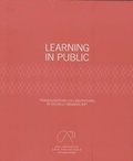 Cover: Learning in Public - Live Art Development Agency