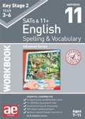 Cover: KS2 Spelling & Vocabulary Workbook 11 - Accelerated Education Publications Ltd