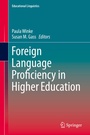 Cover: Foreign Language Proficiency in Higher Education - Springer