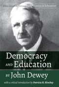 Cover: Democracy and Education by John Dewey - Myers Education Press