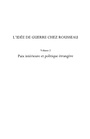 Cover: L'idee de guerre chez rousseau (volume 2) - paix interieure - Harmattan