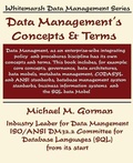 Cover: Data Management's Concepts & Terms - Whitemarsh Information Systems Corporation