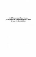 Cover: L'indifference scientifique envers &quote;la r - Harmattan