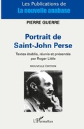 Cover: Portrait de Saint-John Perse - &Eacute;critures