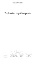 Cover: Profession ergotherapeute - Harmattan