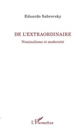 Cover: De l'extraordinaire - La philosophie en commun