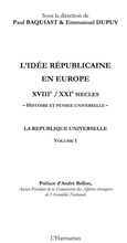 Cover: Idee republicaine en europe auxviiie /x - Harmattan