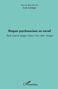 Cover: Risques psychosociaux au travail - Editions L'Harmattan
