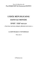 Cover: Idee republicaine dans le monde xviiie / - Harmattan