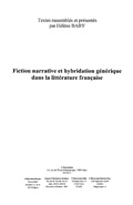 Cover: Fiction narrative et hybridation generiq - Harmattan