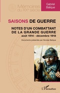 Cover: Saisons de guerre - M&eacute;moires du XXe si&egrave;cle
