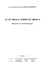 Cover: Analyser la communication 2 - Harmattan