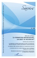 Cover: La formation individualis&eacute;e: un objet de recherche ? - Editions L'Harmattan