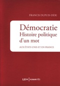Cover: Democratie. Histoire politique d'un mot - Lux Editeur