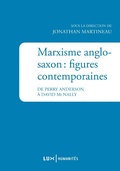Cover: Marxisme anglo-saxon : figures contemporaines - Lux Editeur