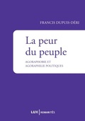 Cover: La peur du peuple - Lux Editeur
