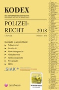 Bild: KODEX Polizeirecht 2018 - LexisNexis Verlag ARD ORAC GmbH
