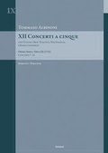 Cover: Tommaso Albinoni: XII Concerti a cinque op. IX (ca. 1722) - E. Reinhold Verlag