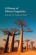 Cover: A History of African Linguistics - Cambridge University Press