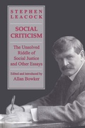 Cover: Social Criticism - University of Toronto Press