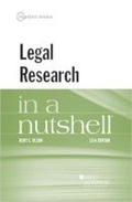 Cover: Legal Research in a Nutshell - West Academic Press