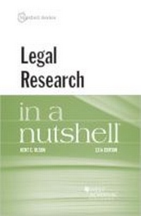 Enlarge image Cover: Legal Research in a Nutshell - West Academic Press