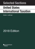 Cover: Selected Sections on United States International Taxation, 2018 - West Academic Press