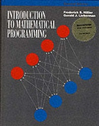 Enlarge image Cover: Introduction to Mathematical Programming - McGraw-Hill Inc.,US